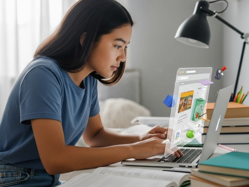 Online class brings information to students’ immediate accessibility